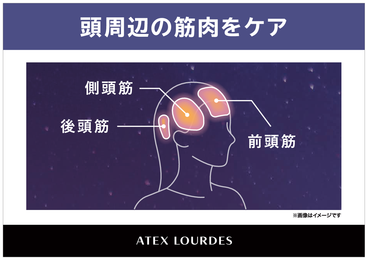 アテックスルルド ６つのエアバッグ搭載 自宅で手軽に ドライヘッドスパ マドロムーン ＡＸ－ＨＸ３４５