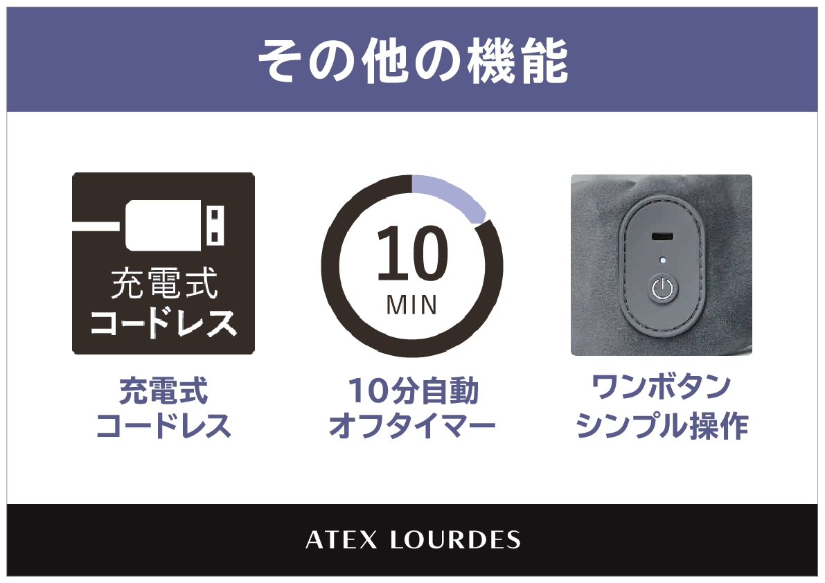 アテックスルルド ６つのエアバッグ搭載 自宅で手軽に ドライヘッドスパ マドロムーン ＡＸ－ＨＸ３４５