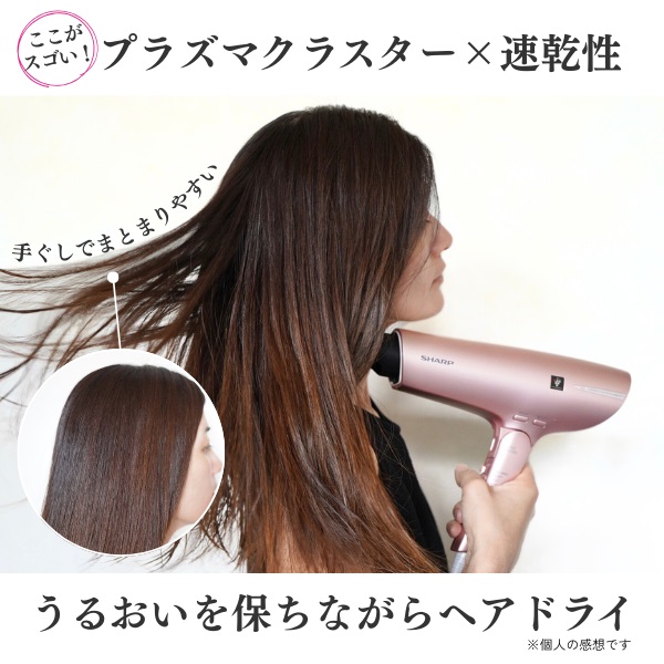 シャープ 風のチカラで美髪ケア 多彩なモードでヘアドライ プラズマクラスター ドライヤー　ＩＢ－ＮＰ９