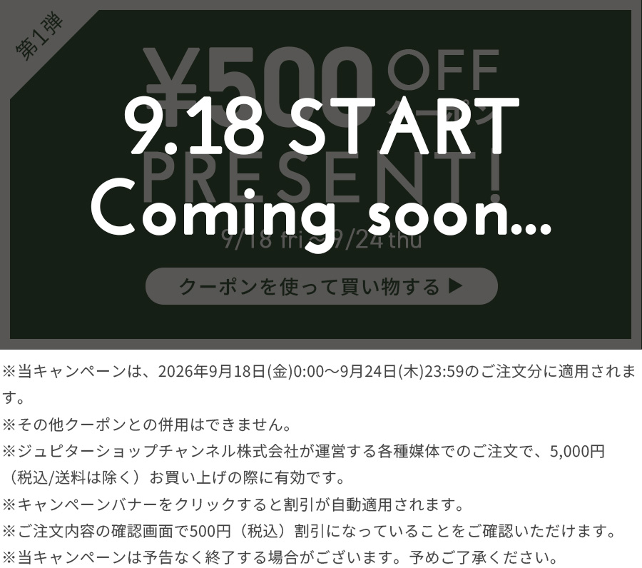 第1弾500円クーポン