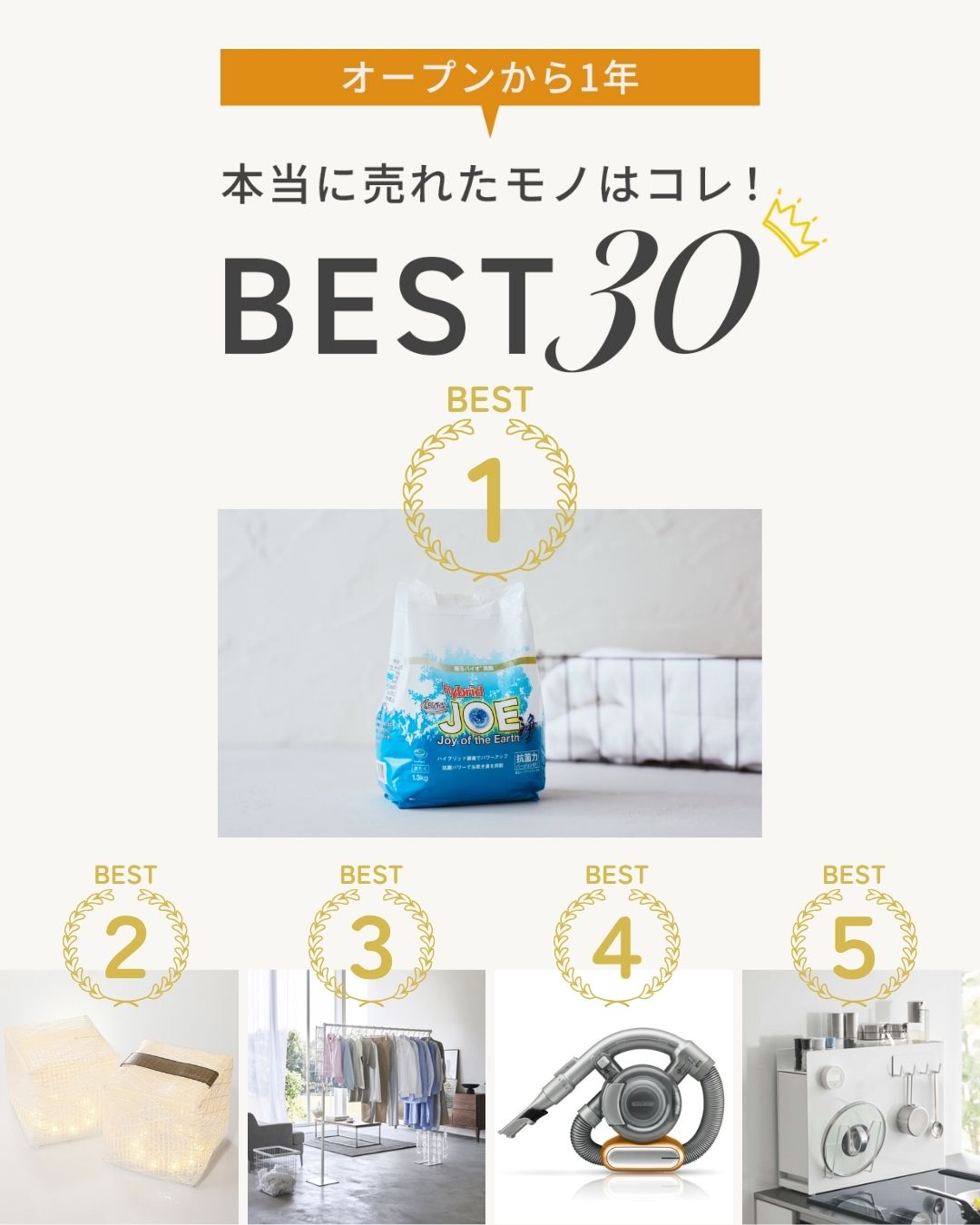 うちのね、売上「BEST30」