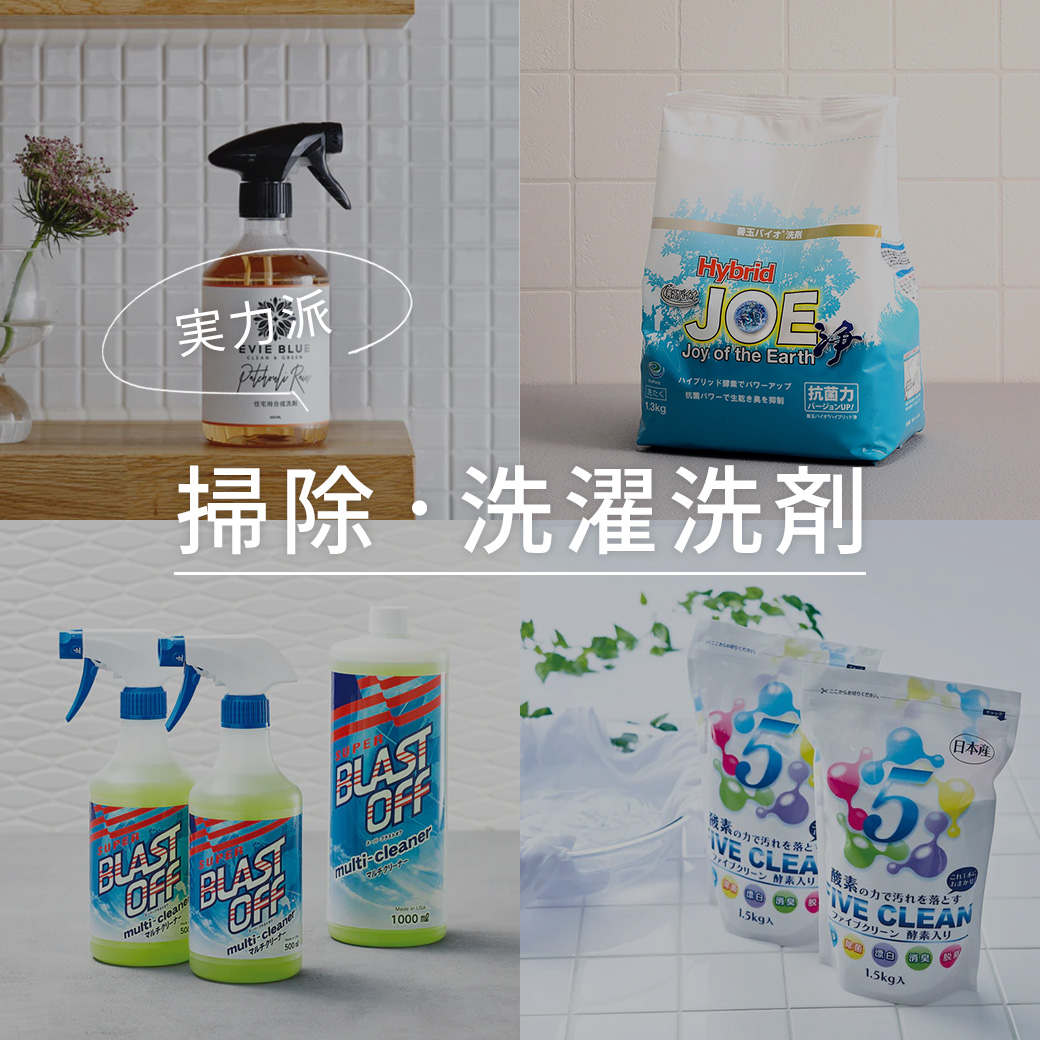 実力派！掃除・洗濯洗剤