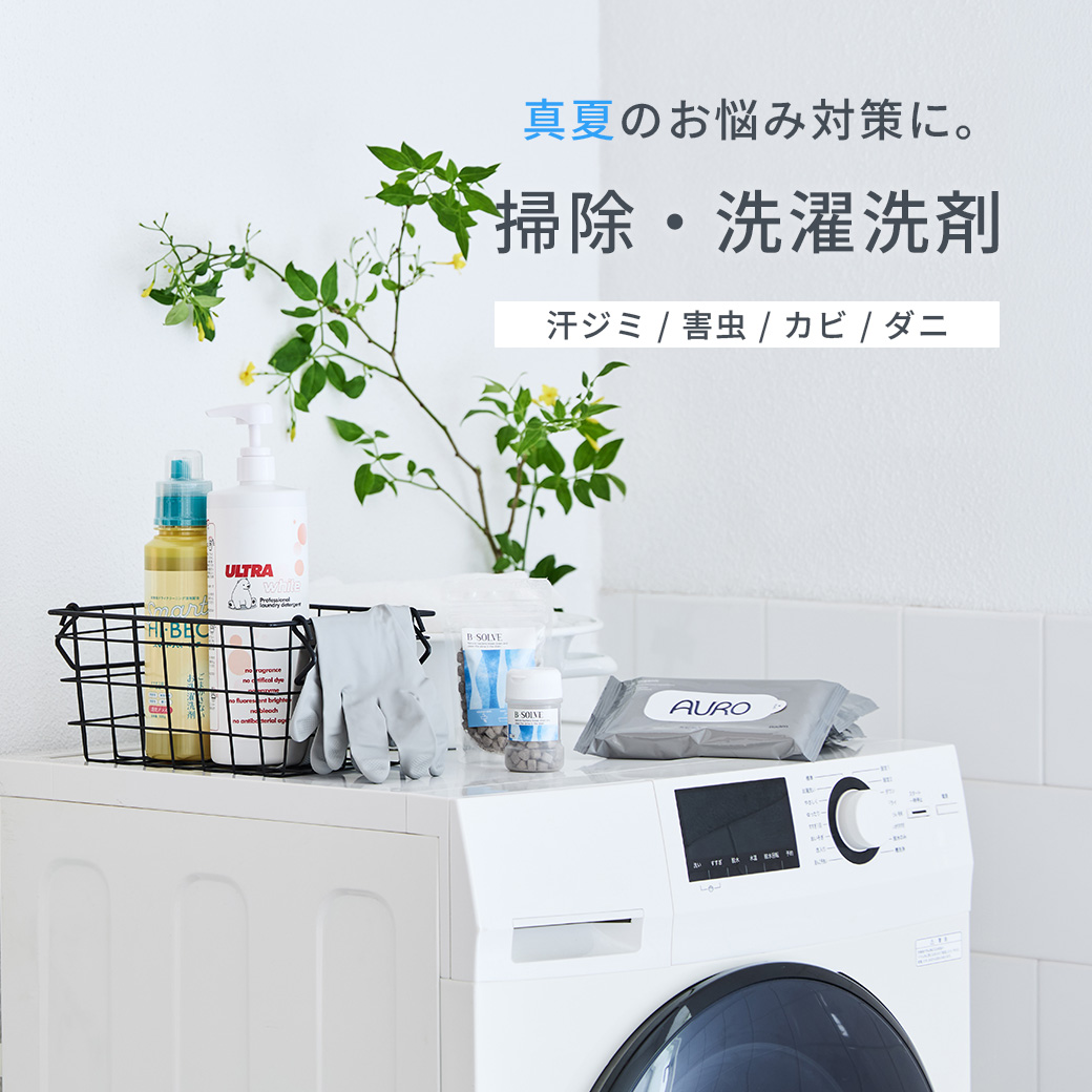 実力派！掃除・洗濯洗剤（真夏仕様）